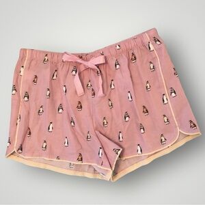 🆕 LOFT Penguin 3” Pajama Shorts. Size S. NWT.